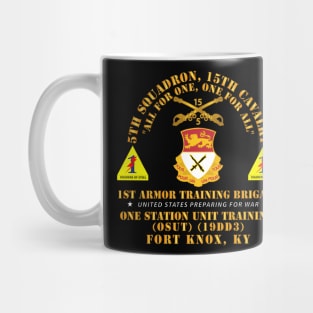 5th Squadron, 15th Cavalry (OSUT)(19DD3) - 1st Ar Tng Bde Ft Knox, KY Mug